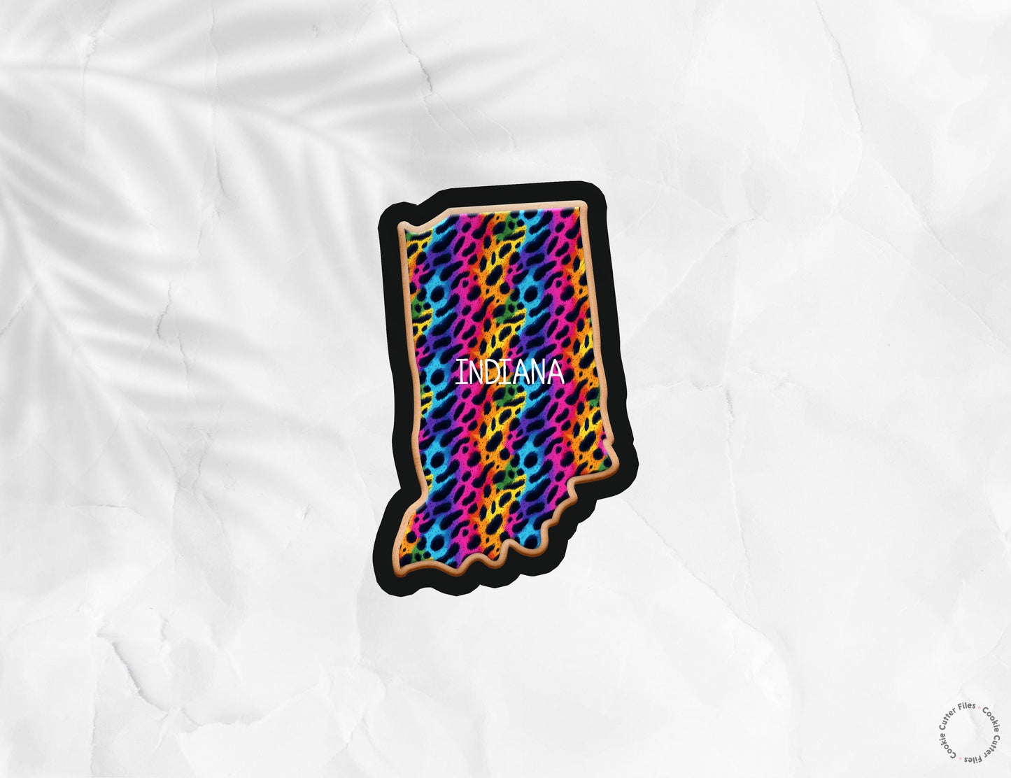 Indiana State Basic Cookie Cutter STL Files Cookie Cutter Files