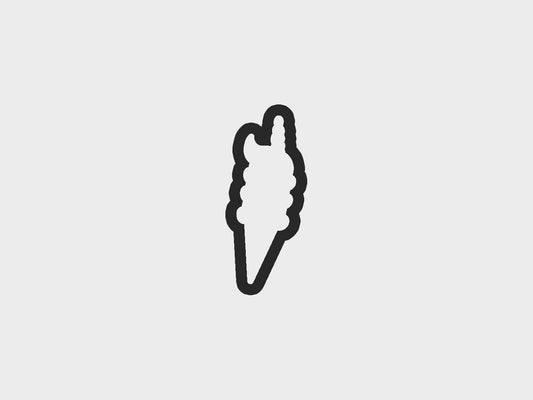 Ice Cream Cone Unicorn Pool Party Cookie Cutter STL Files