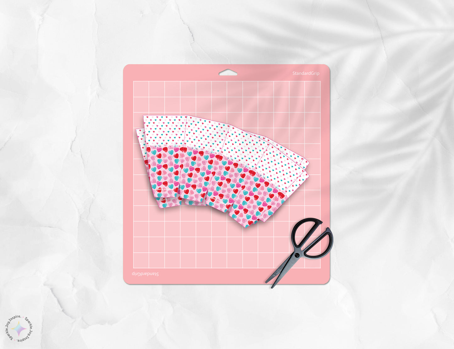 Jar of Hearts Popcorn Box Paper Craft Printable Paper Crafts