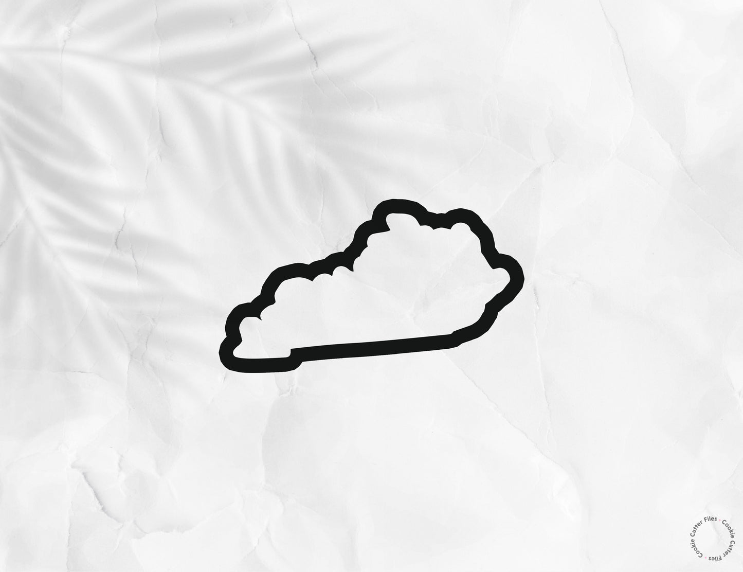 Kentucky State Basic Cookie Cutter STL Files Cookie Cutter Files