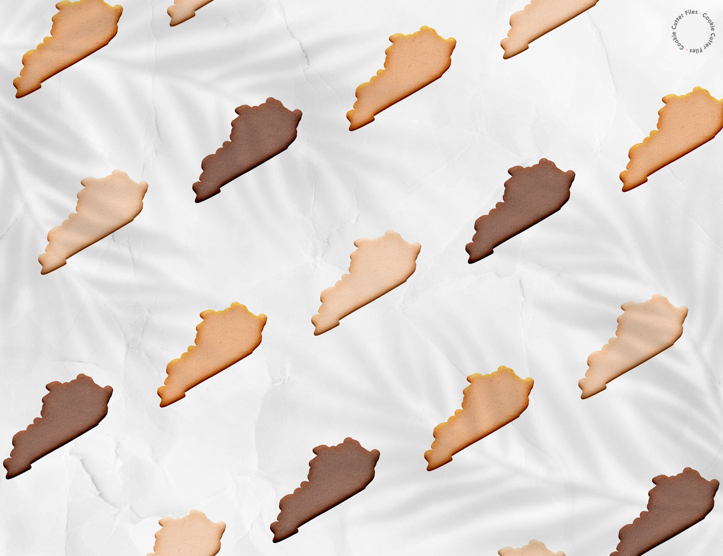 Kentucky State Basic Cookie Cutter STL Files Cookie Cutter Files