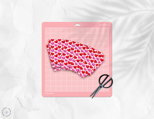 Kawaii Hearts Valentine Popcorn Box Paper Craft Printable Paper Crafts