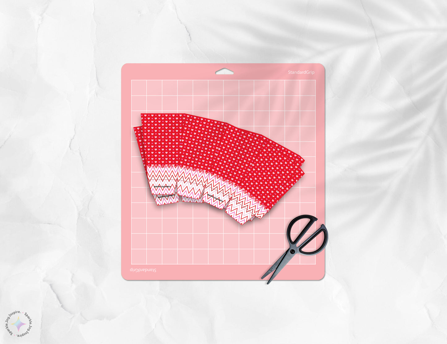 Kawaii Hearts Valentine Popcorn Box Paper Craft Printable Paper Crafts