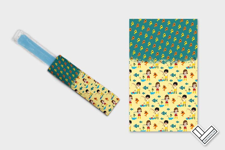 Kids Fishing 0604 Ice Pop Digital Sublimation Design