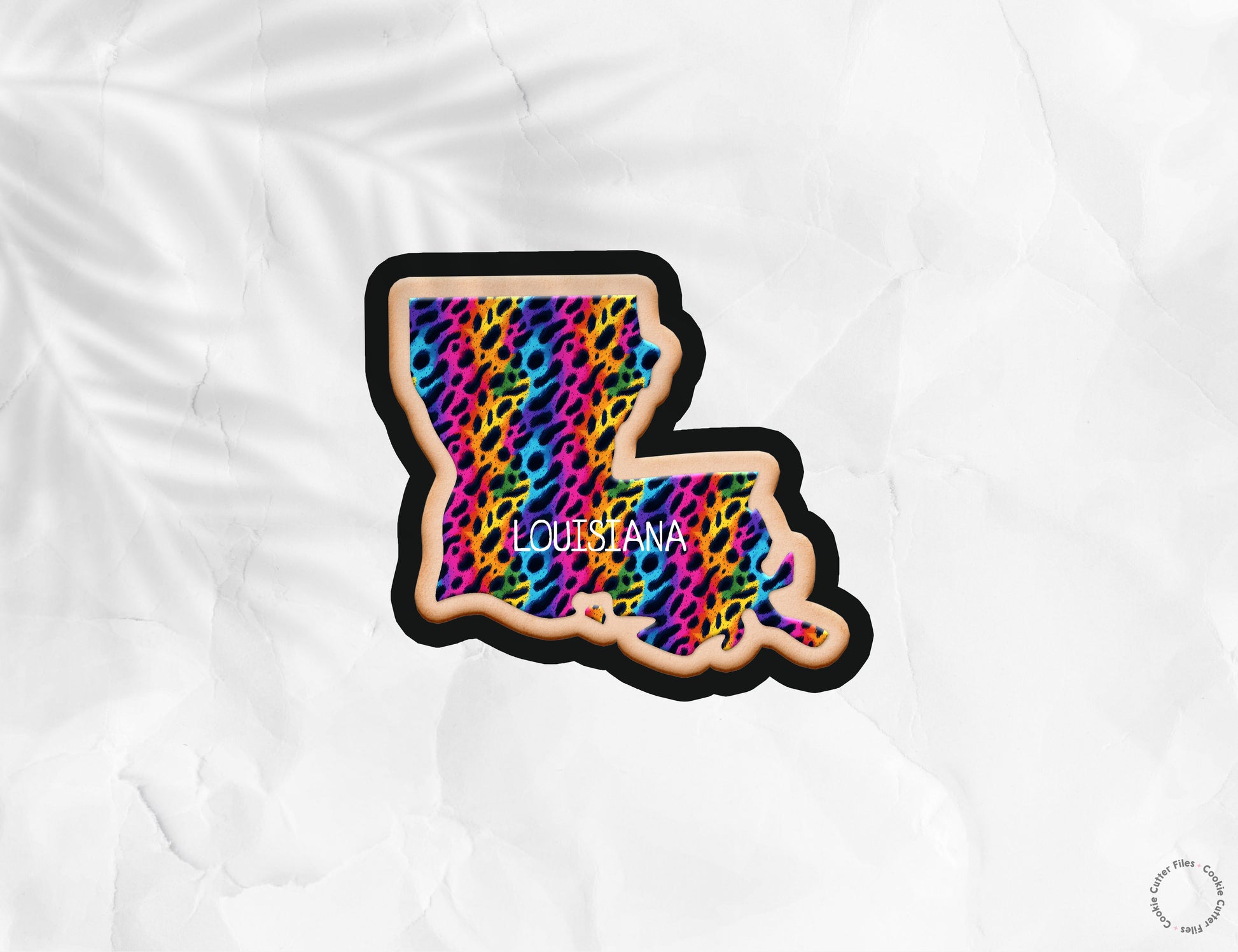 Louisiana State Basic Cookie Cutter STL Files Cookie Cutter Files