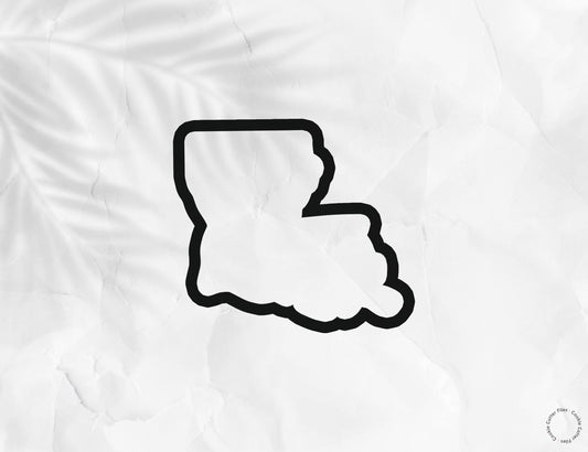 Louisiana State Basic Cookie Cutter STL Files Cookie Cutter Files