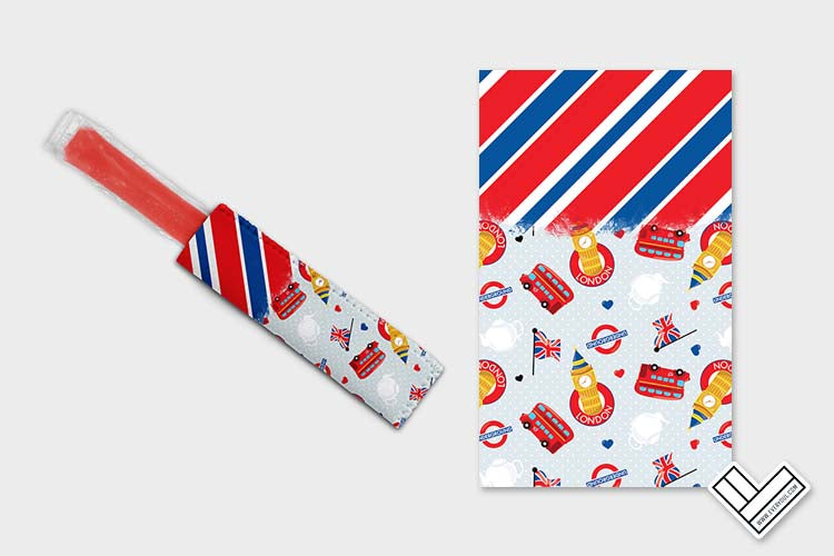 London 0305 Ice Pop Digital Sublimation Design
