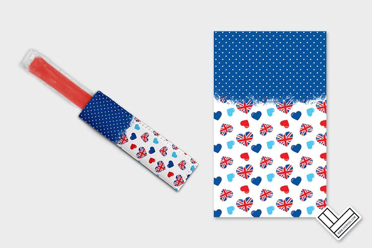 London 0801 Ice Pop Digital Sublimation Design