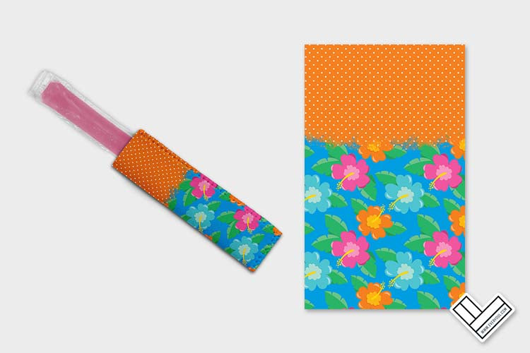 Luau Party 0701 Ice Pop Digital Sublimation Design