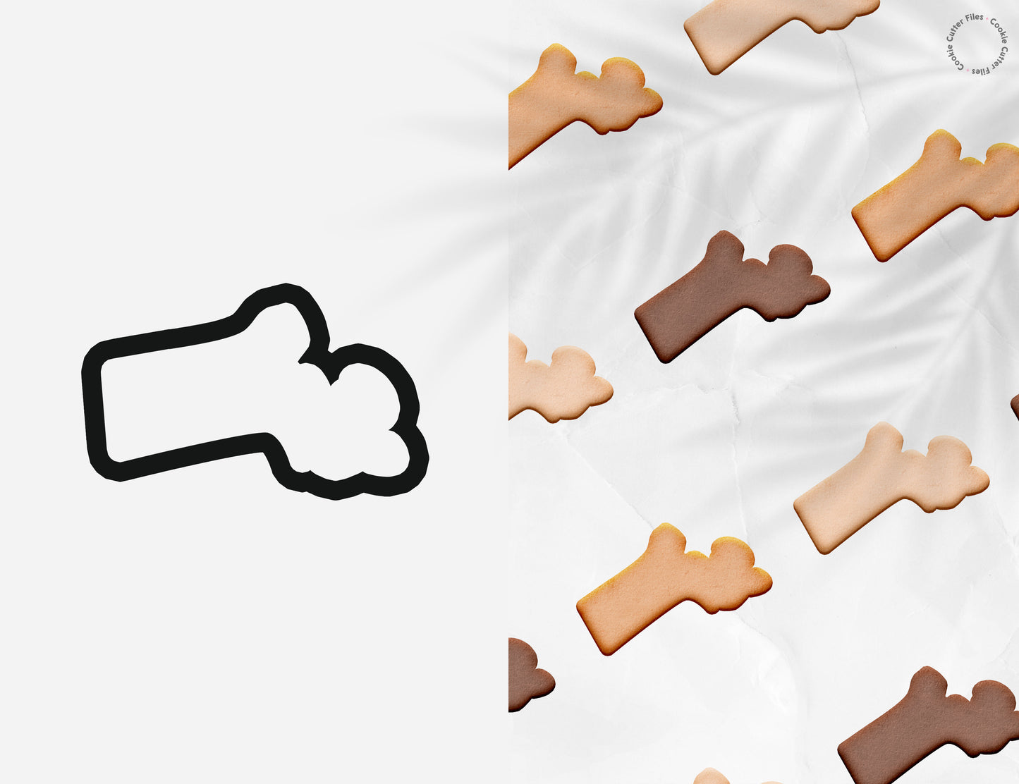 Massachusetts State Basic Cookie Cutter STL Files Cookie Cutter Files