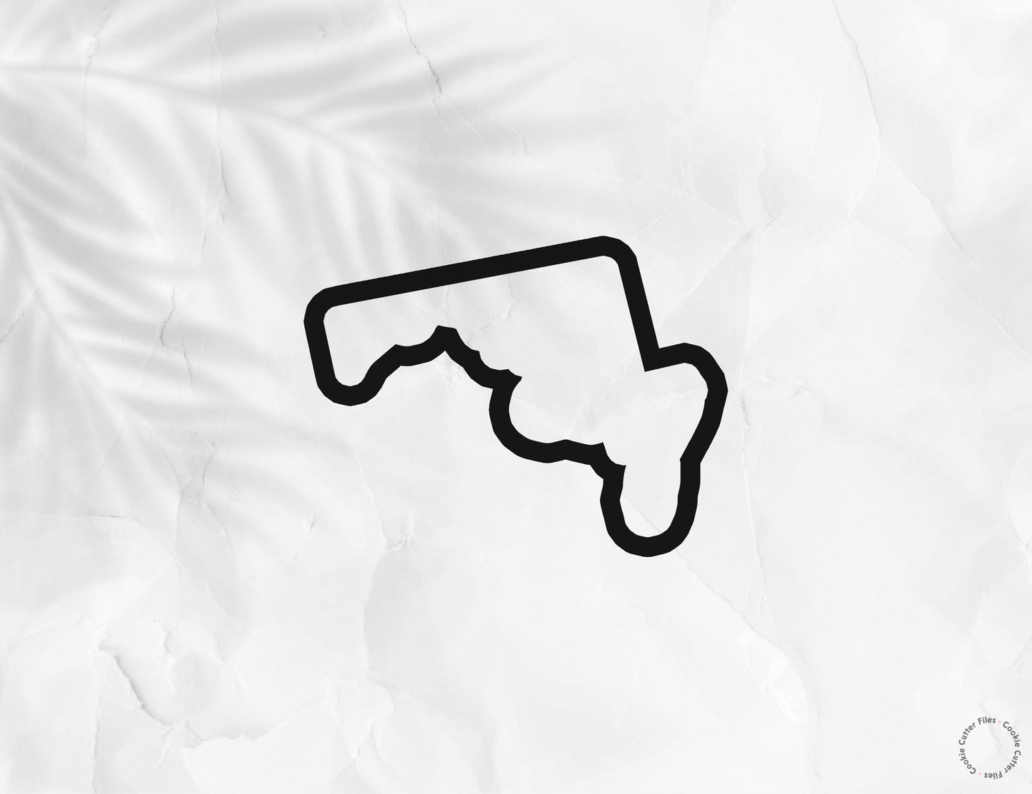 Maryland State Basic Cookie Cutter STL Files Cookie Cutter Files