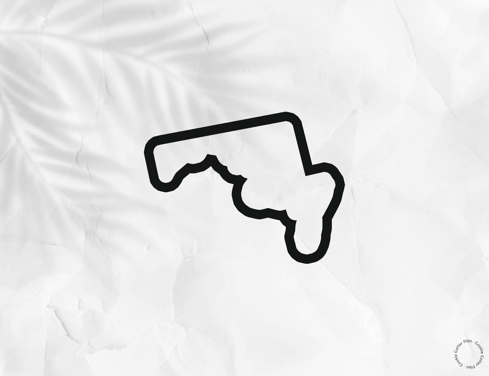 Maryland State Basic Cookie Cutter STL Files Cookie Cutter Files
