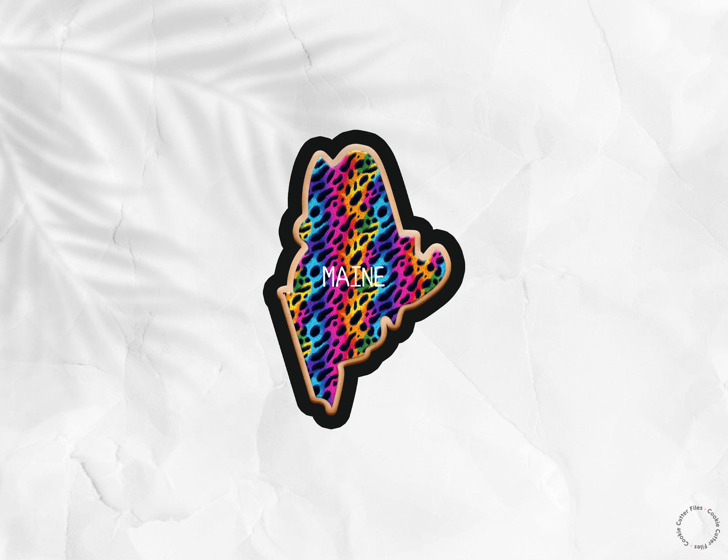 Maine State Basic Cookie Cutter STL Files Cookie Cutter Files