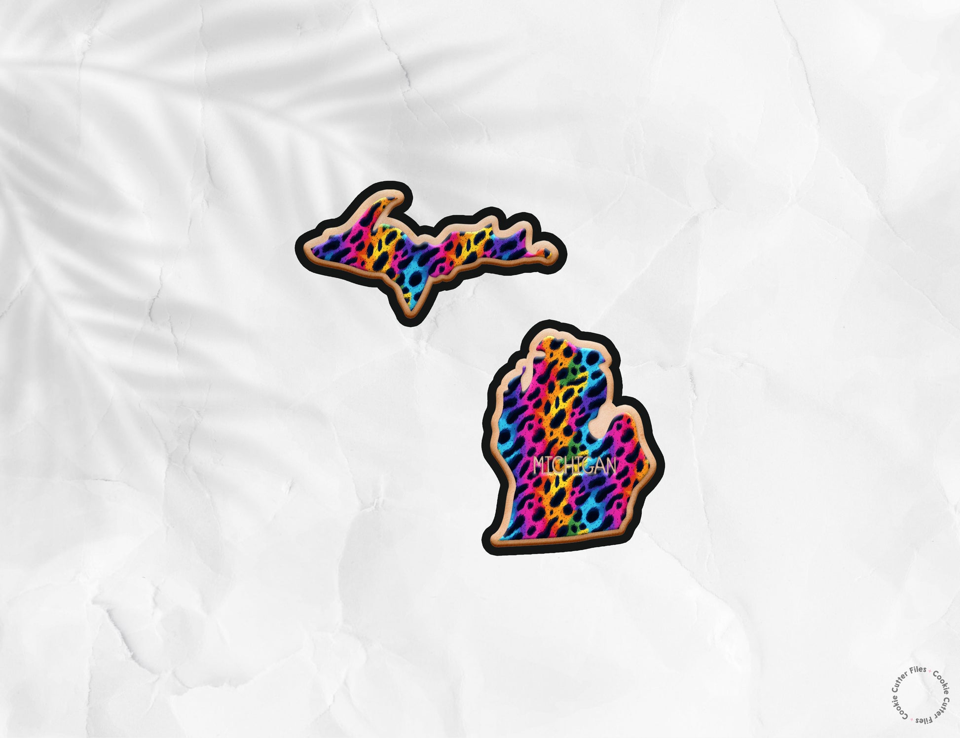 Michigan State Set Basic Cookie Cutter STL Files Cookie Cutter Files