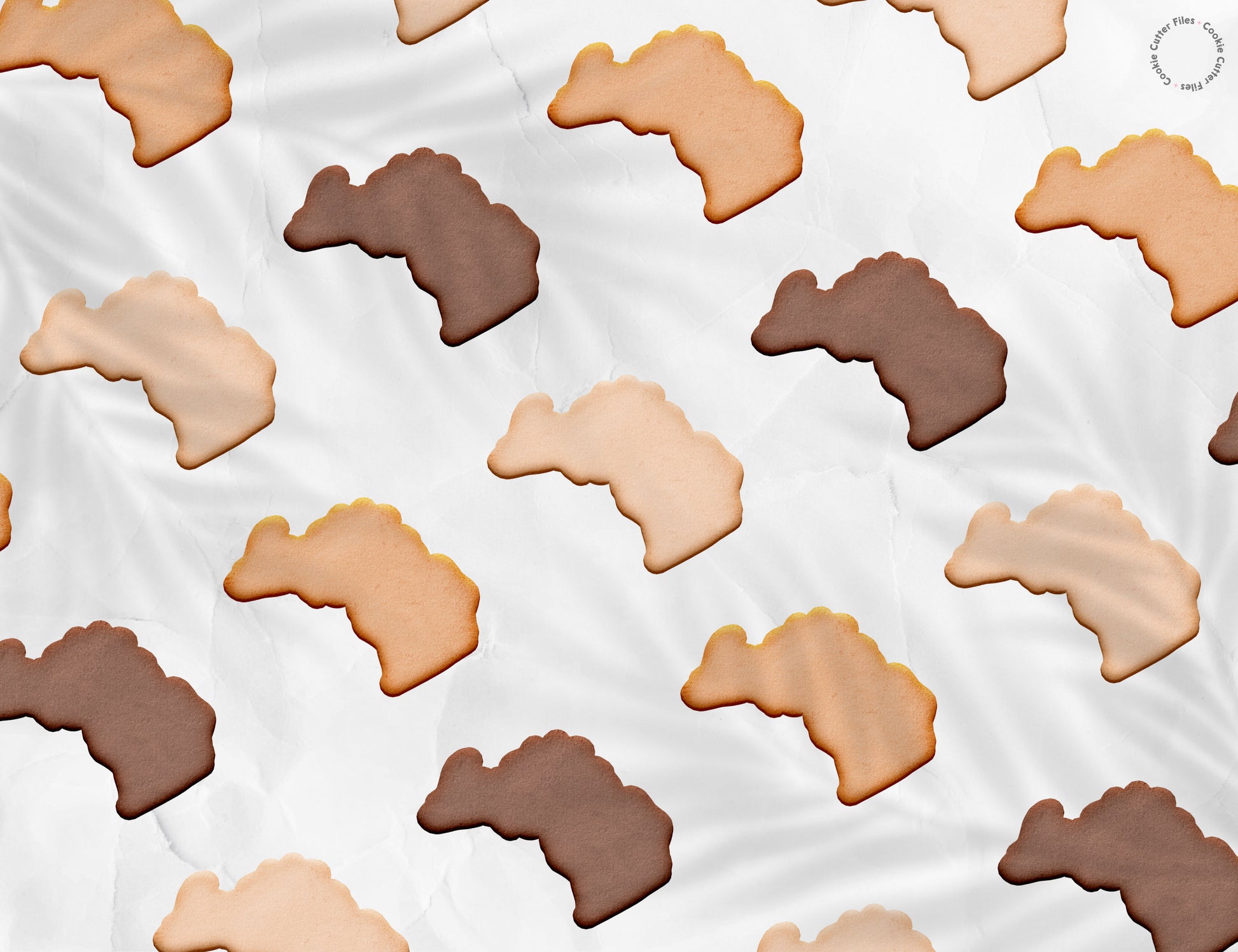 Michigan State Basic Cookie Cutter STL Files Cookie Cutter Files