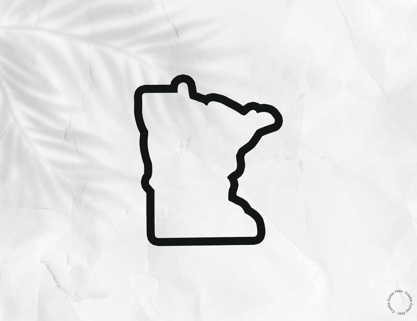 Minnesota State Set Basic Cookie Cutter STL Files Cookie Cutter Files