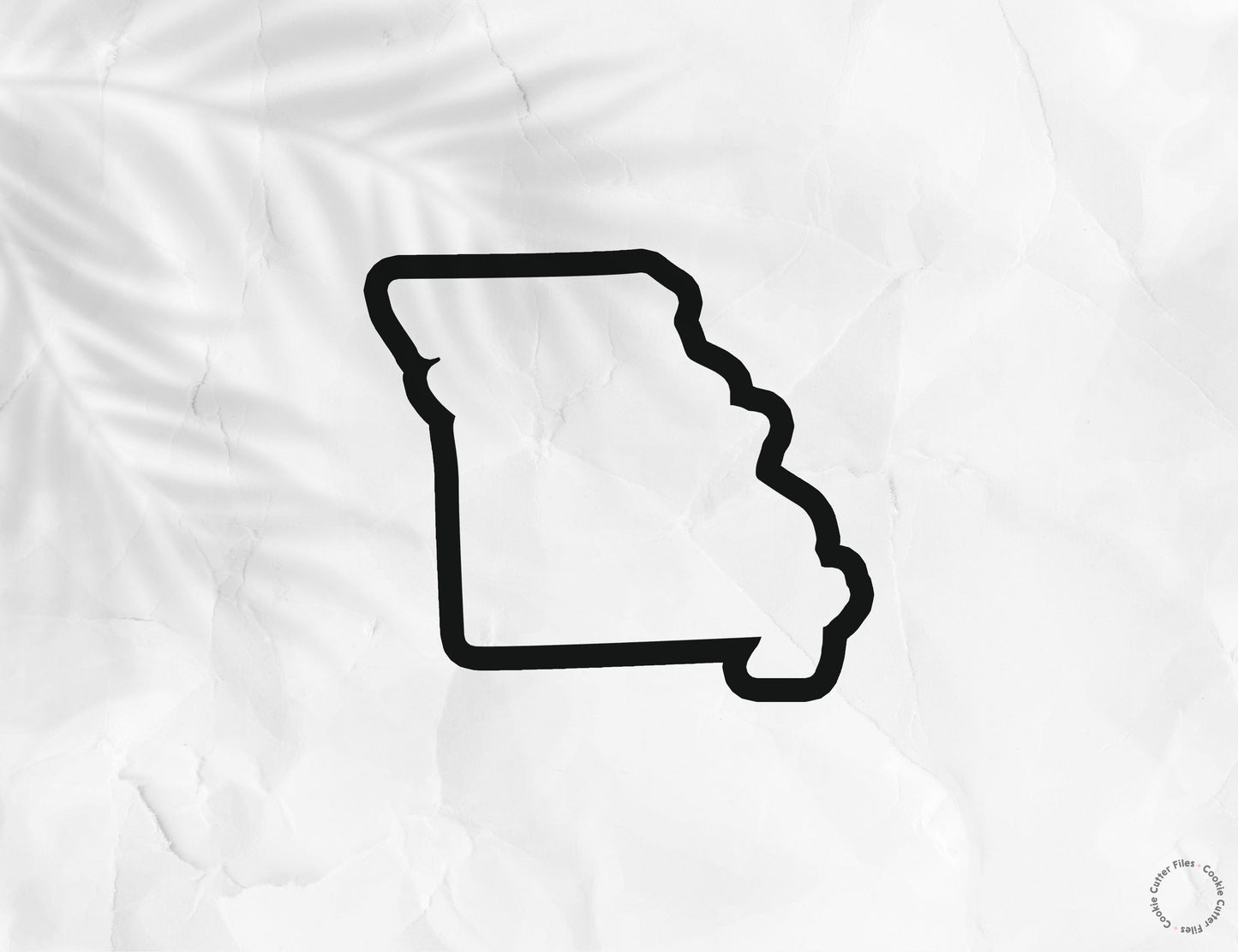 Missouri State Basic Cookie Cutter STL Files Cookie Cutter Files