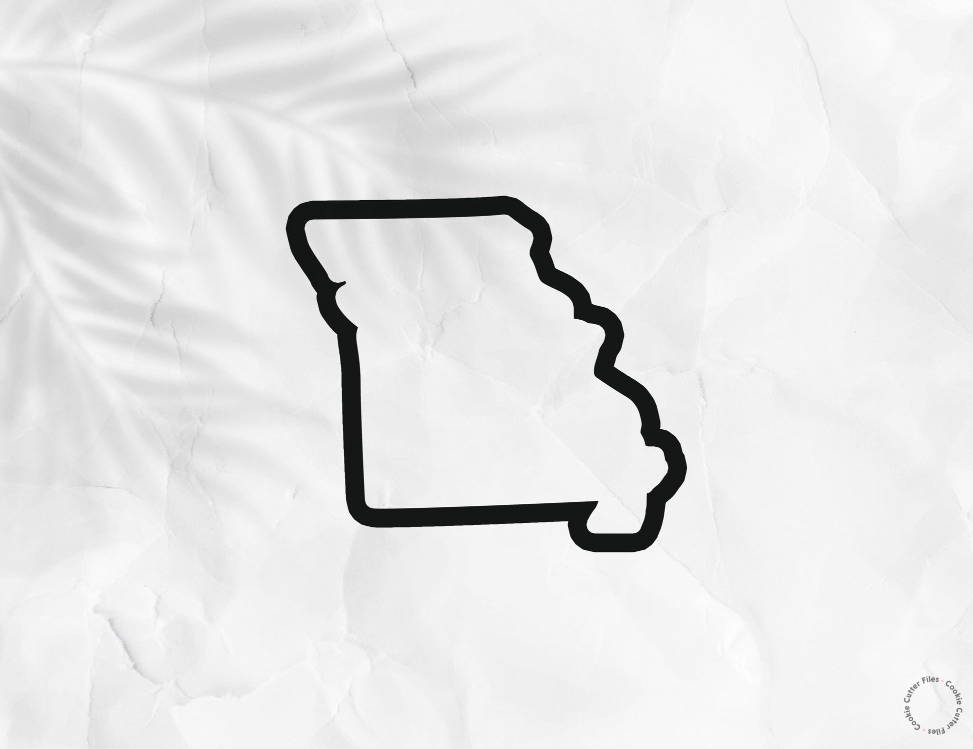 Missouri State Basic Cookie Cutter STL Files Cookie Cutter Files