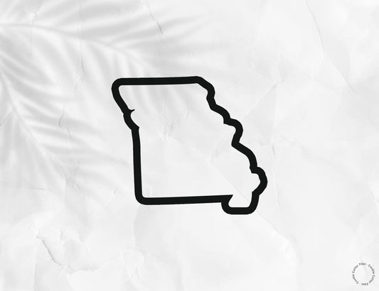 Missouri State Basic Cookie Cutter STL Files Cookie Cutter Files