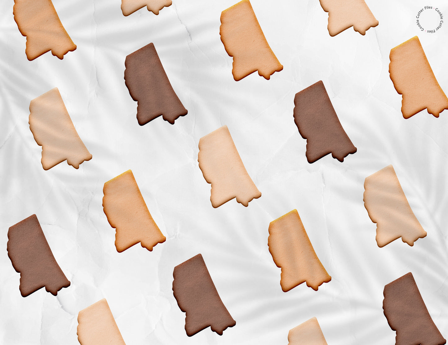 Mississippi State Basic Cookie Cutter STL Files Cookie Cutter Files