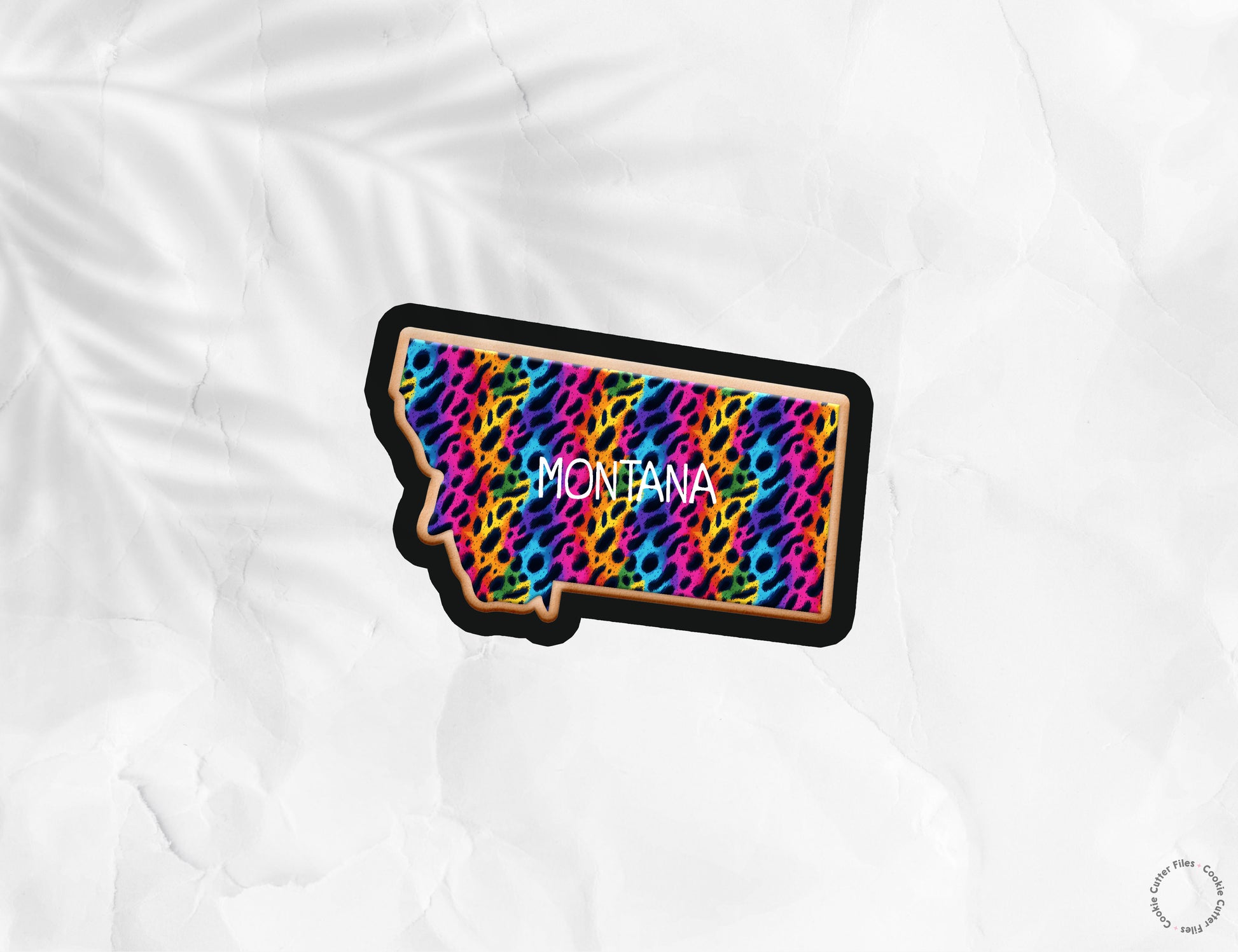 Montana State Basic Cookie Cutter STL Files Cookie Cutter Files