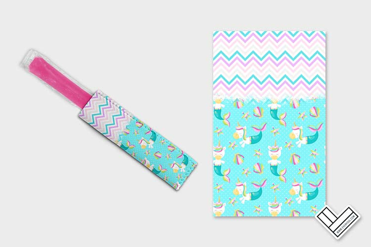Mermaid Unicorn 0801 Ice Pop Digital Sublimation Design