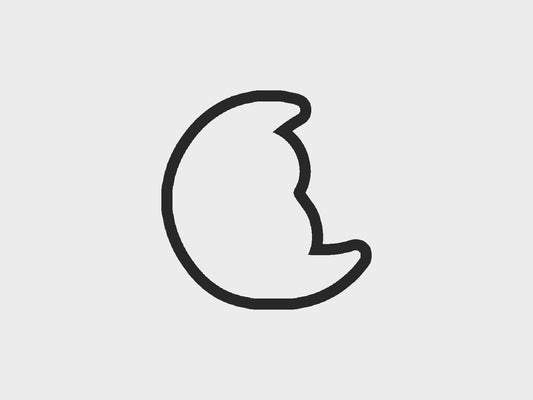 Moon Snuggles Sweet Dreams Baby Sloth Cookie Cutter STL Files