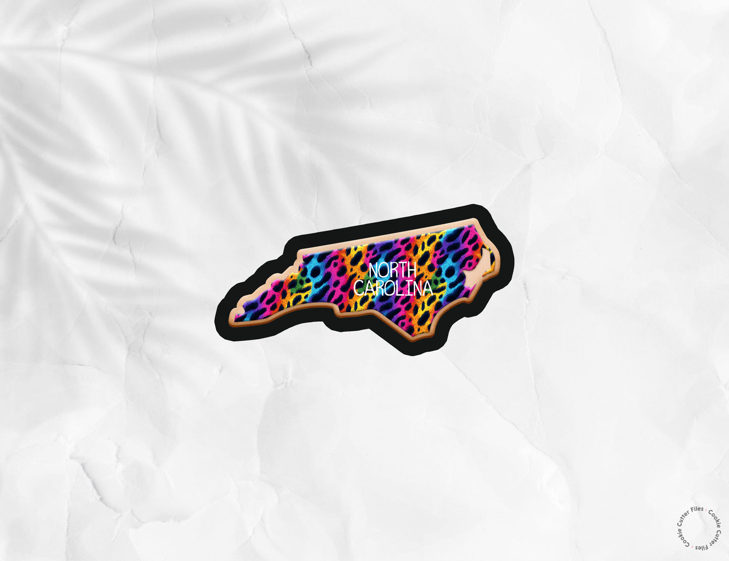 North Carolina State Basic Cookie Cutter STL Files Cookie Cutter Files