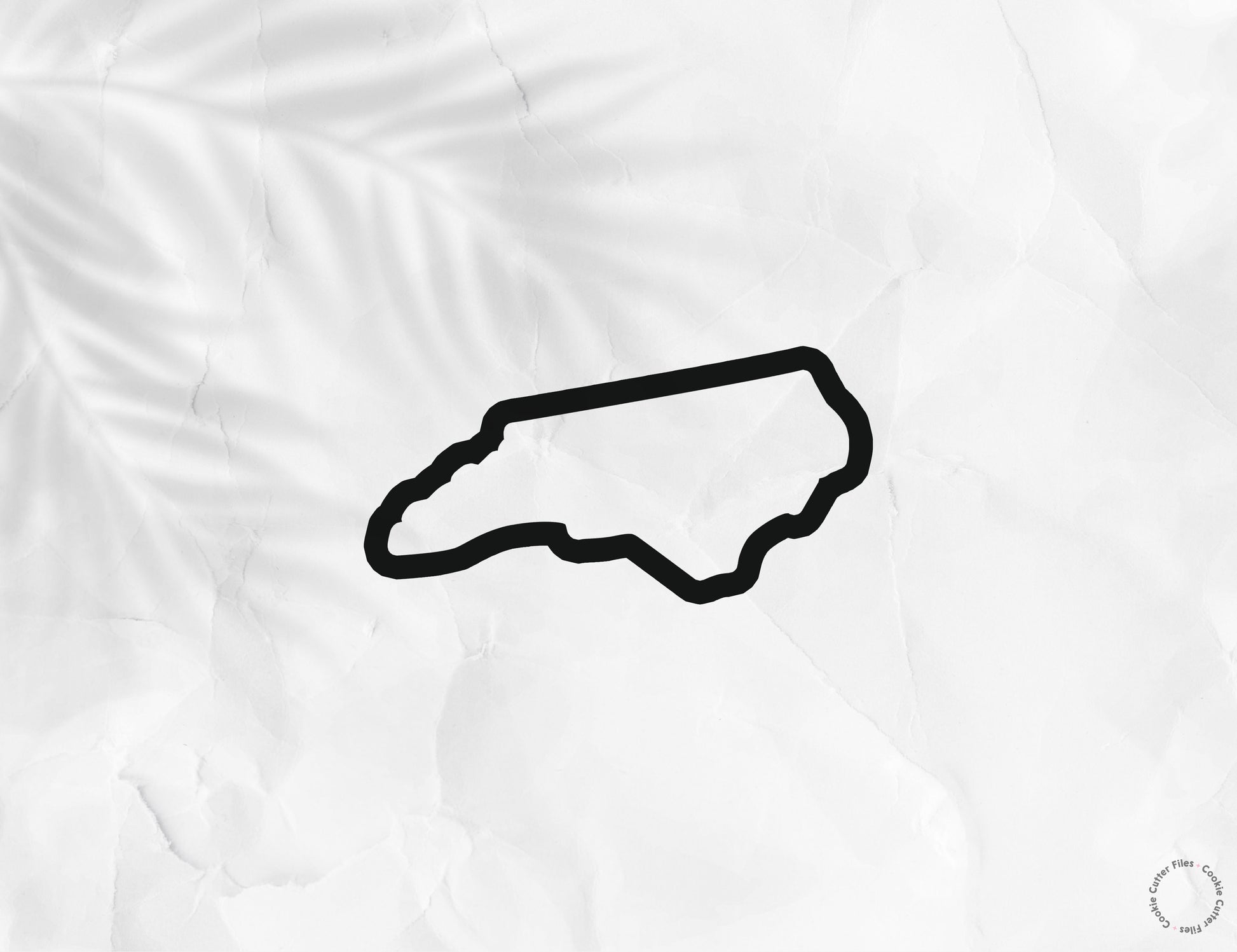 North Carolina State Basic Cookie Cutter STL Files Cookie Cutter Files