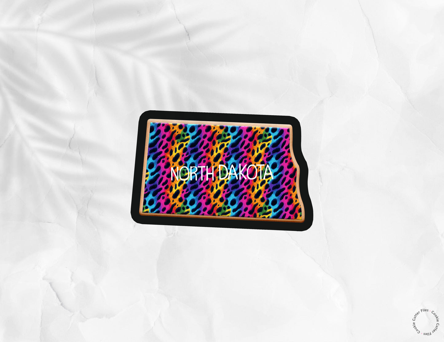 North Dakota State Basic Cookie Cutter STL Files Cookie Cutter Files