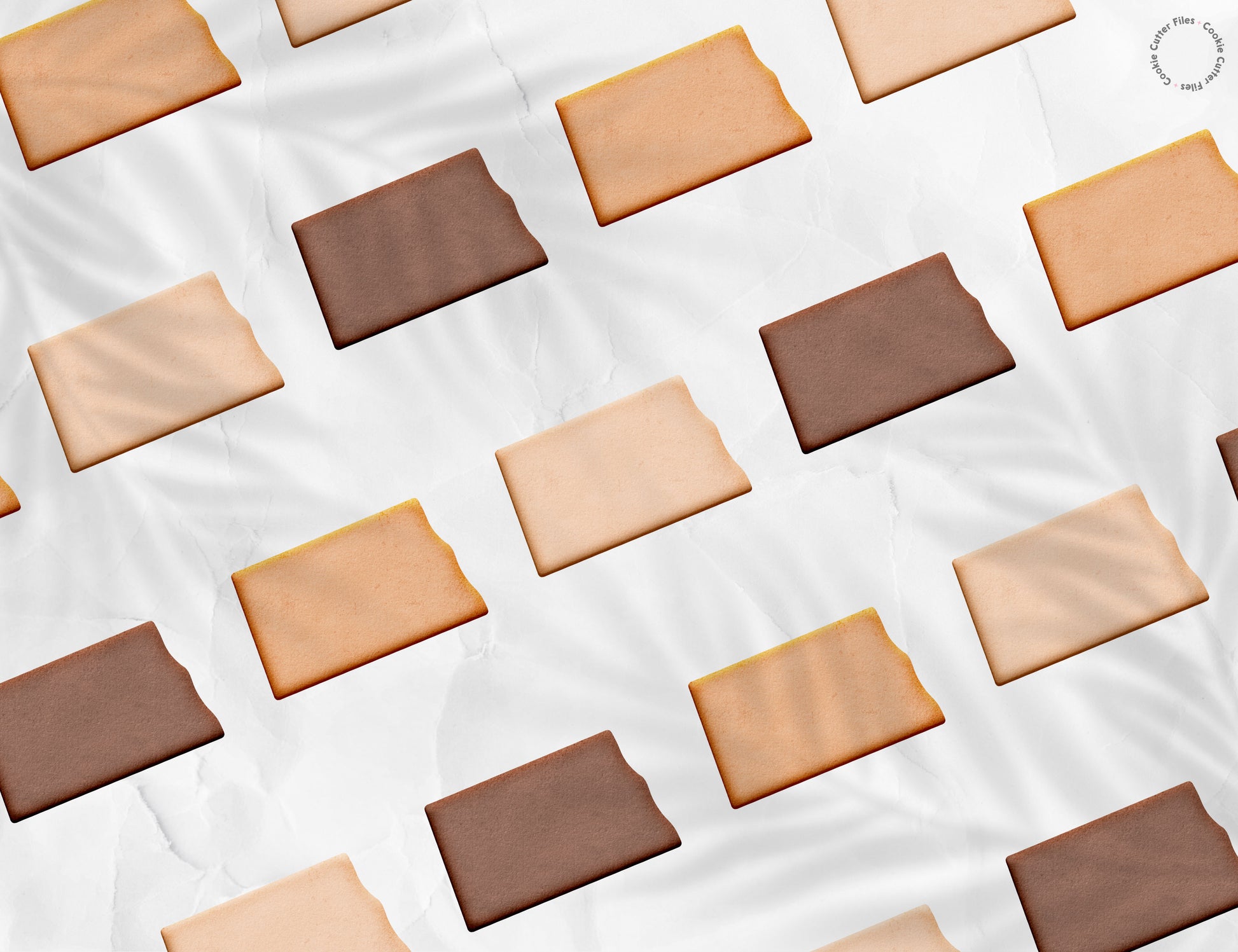 North Dakota State Basic Cookie Cutter STL Files Cookie Cutter Files