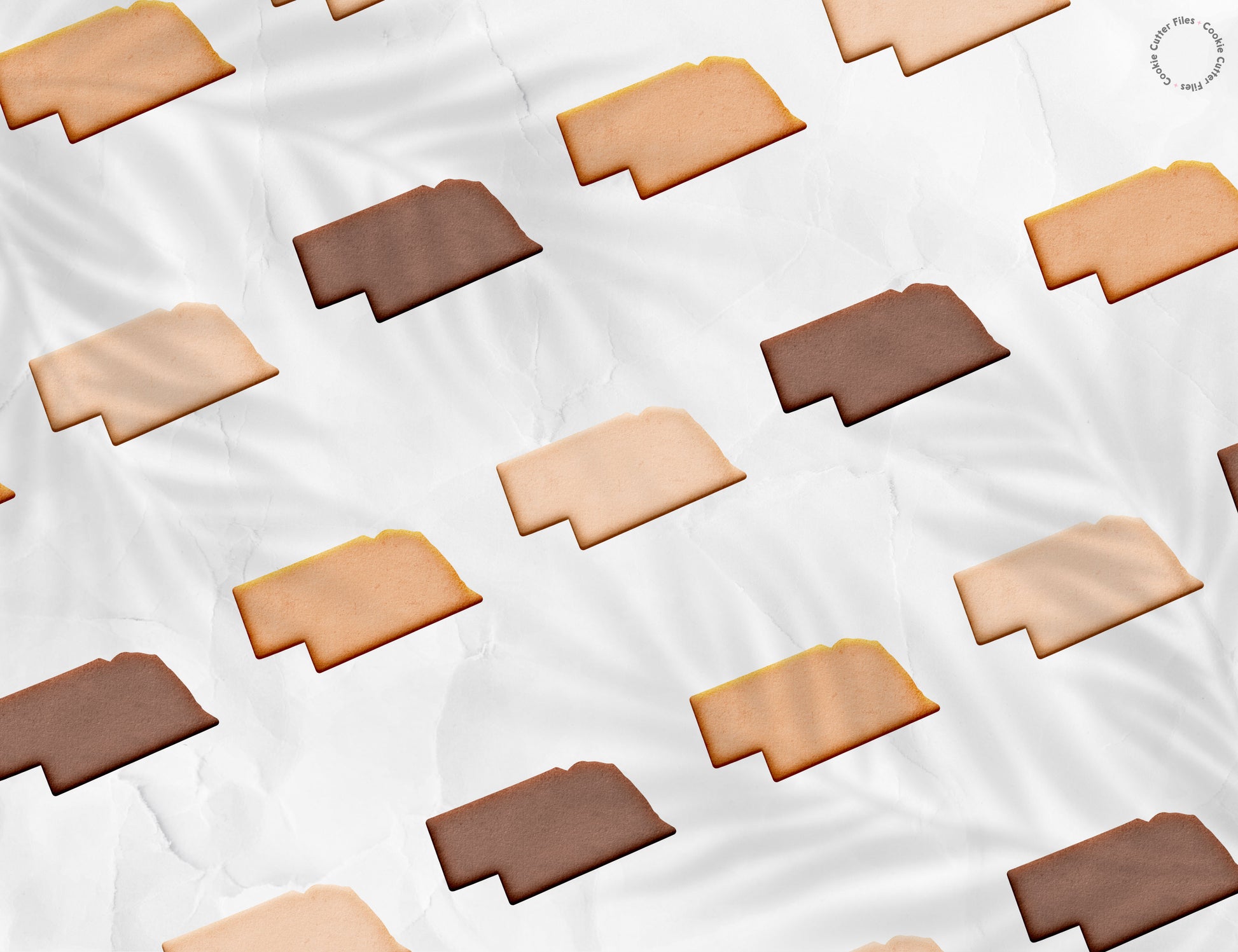 Nebraska State Basic Cookie Cutter STL Files Cookie Cutter Files