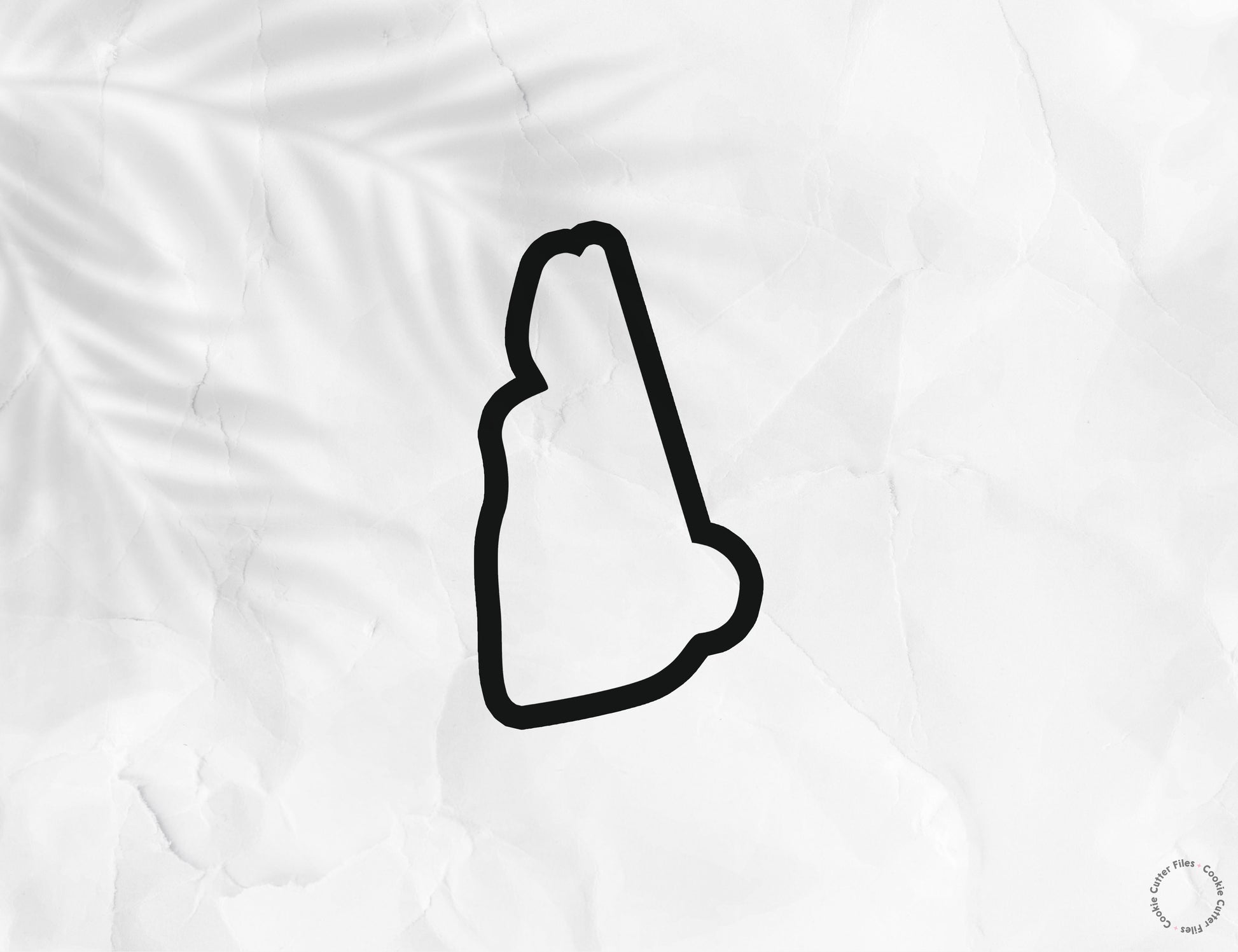 New Hampshire State Basic Cookie Cutter STL Files Cookie Cutter Files
