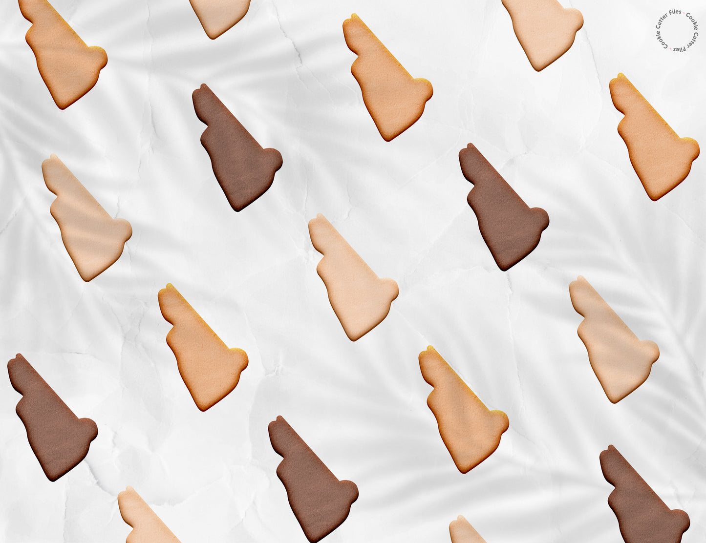 New Hampshire State Basic Cookie Cutter STL Files Cookie Cutter Files