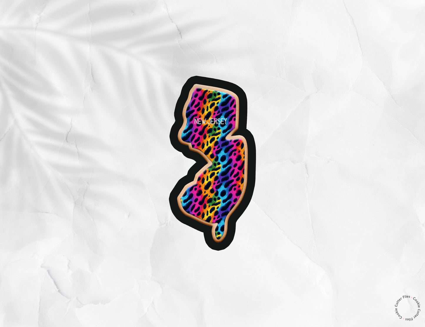 New Jersey State Basic Cookie Cutter STL Files Cookie Cutter Files