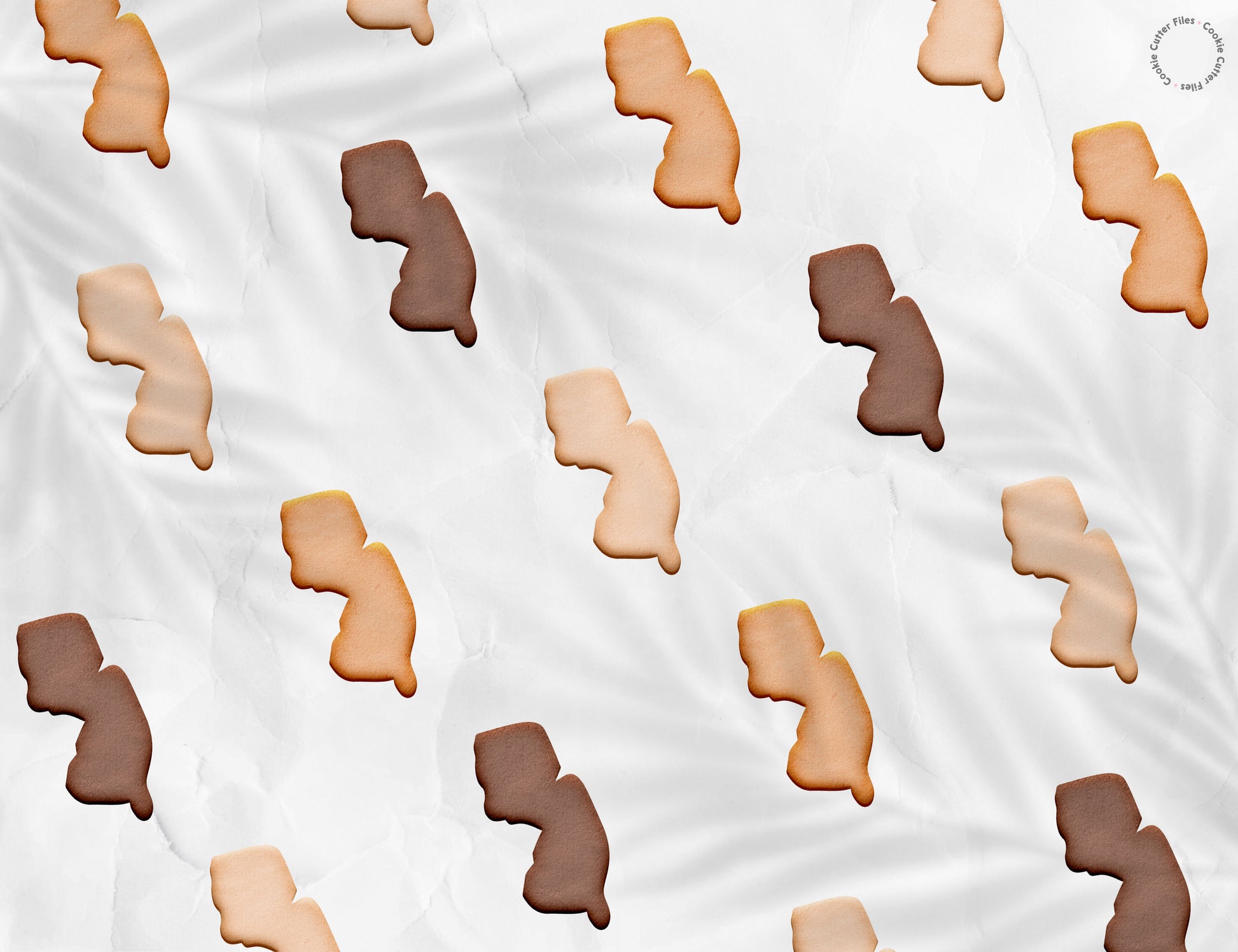 New Jersey State Basic Cookie Cutter STL Files Cookie Cutter Files