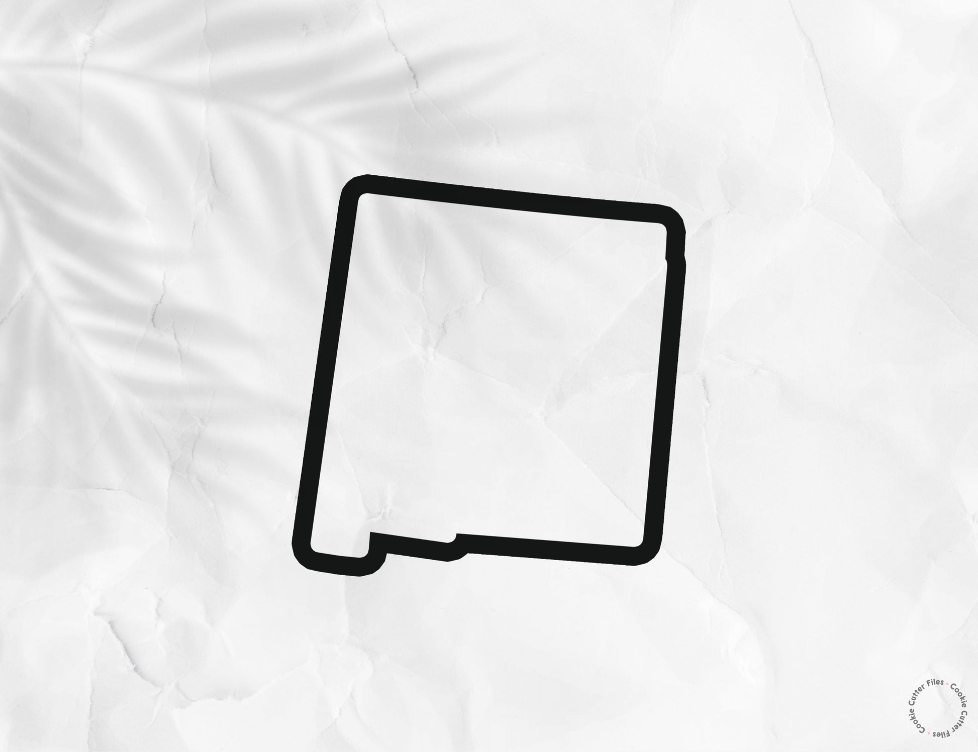 New Mexico State Basic Cookie Cutter STL Files Cookie Cutter Files