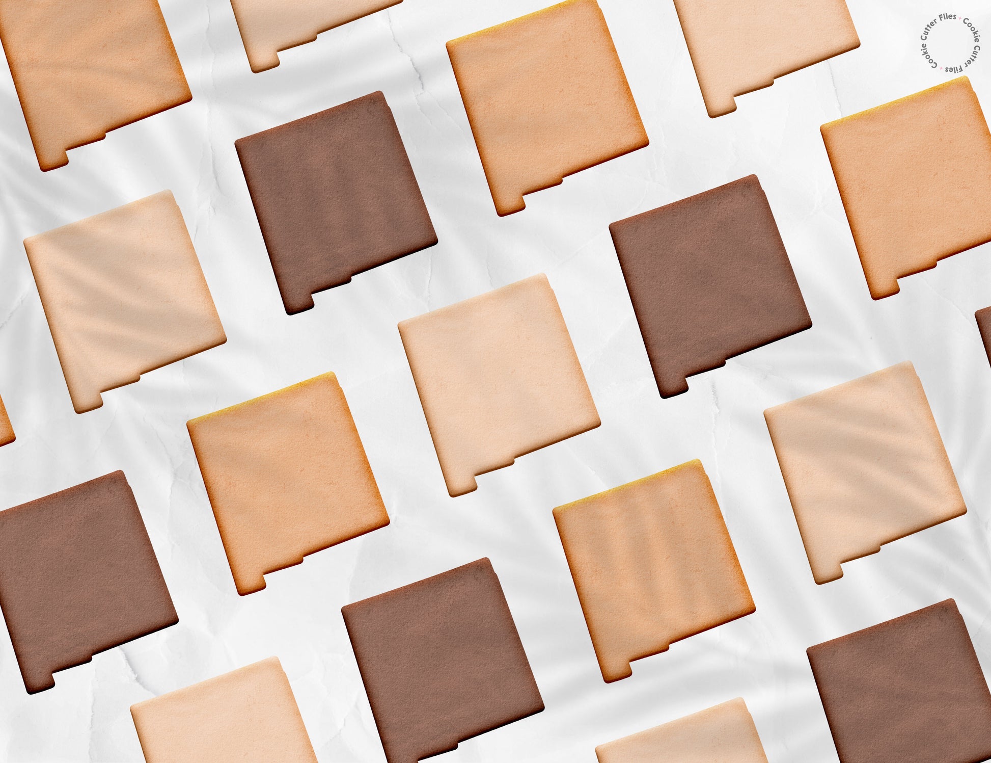 New Mexico State Basic Cookie Cutter STL Files Cookie Cutter Files