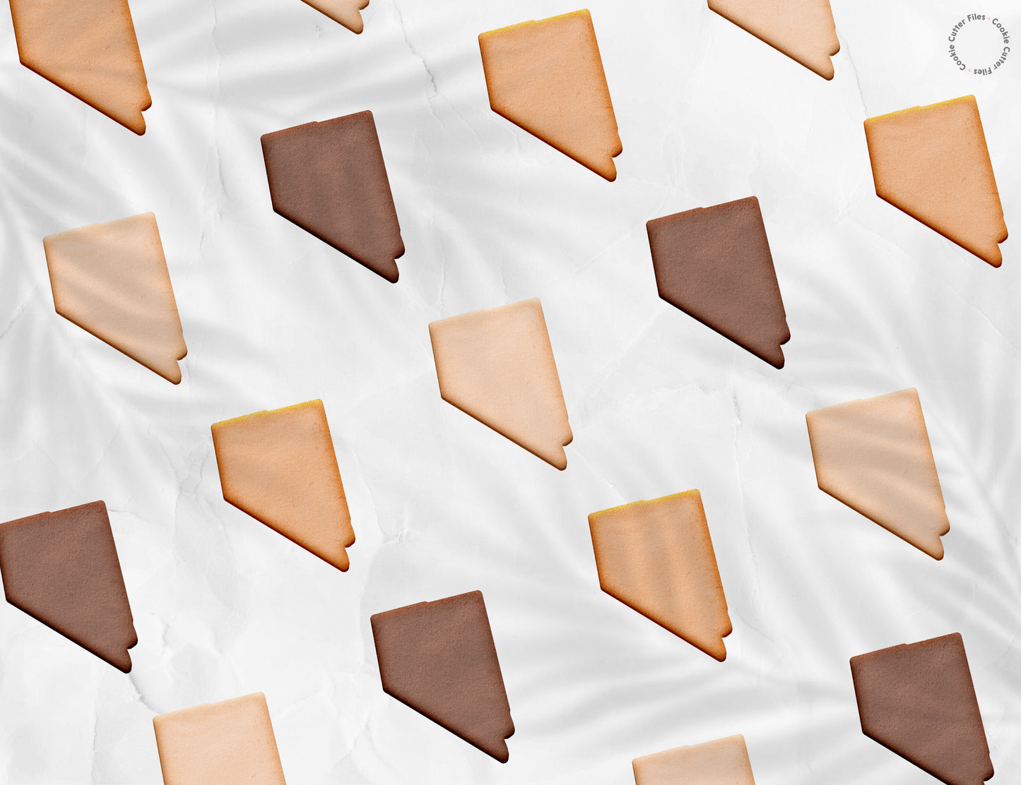 Nevada State Basic Cookie Cutter STL Files Cookie Cutter Files