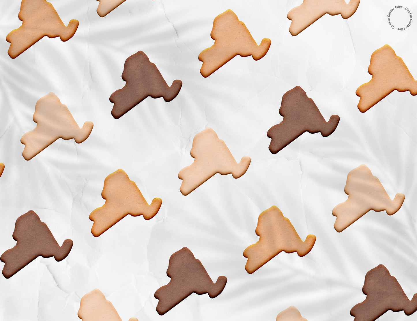 New York State Basic Cookie Cutter STL Files Cookie Cutter Files