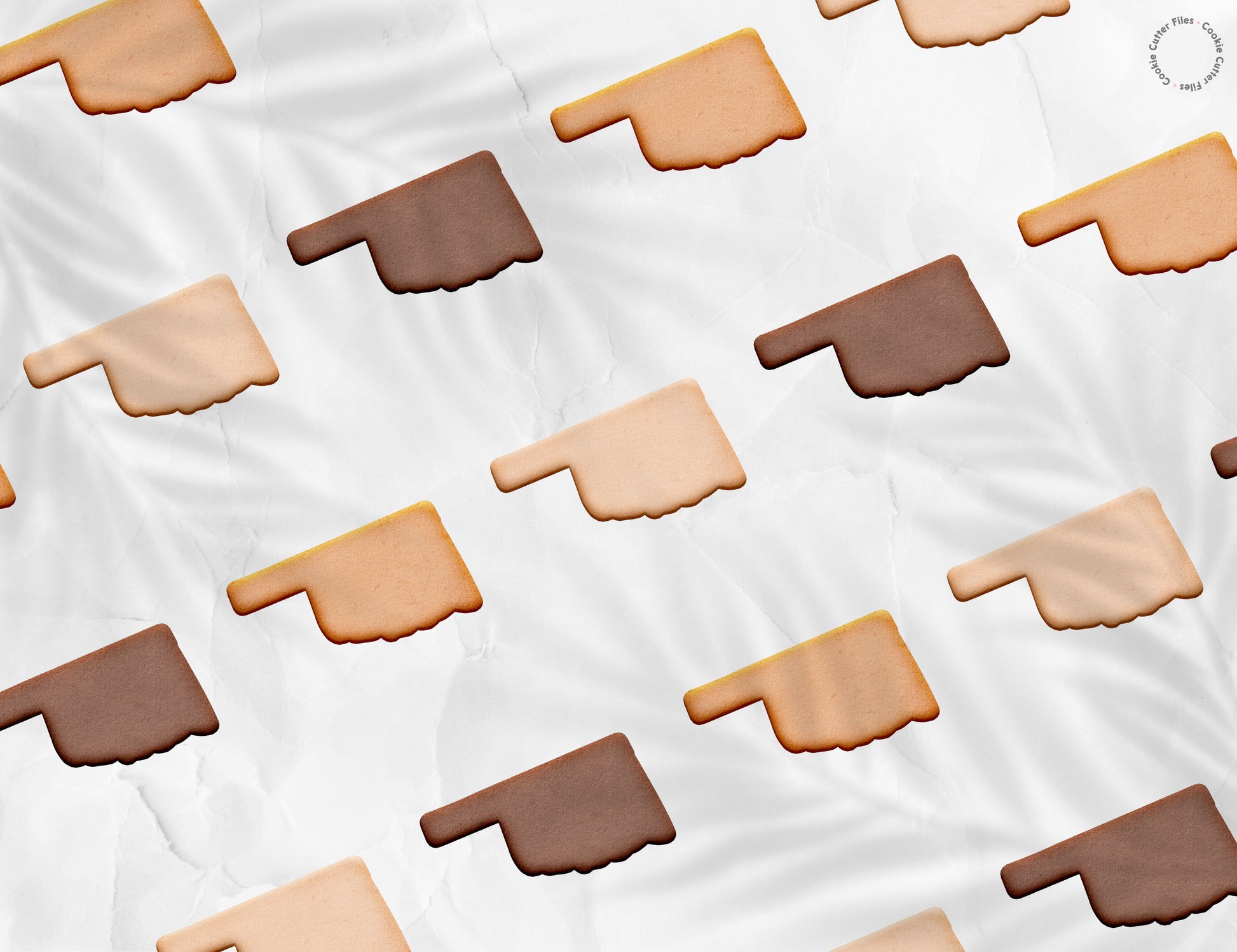 Oklahoma State Basic Cookie Cutter STL Files Cookie Cutter Files