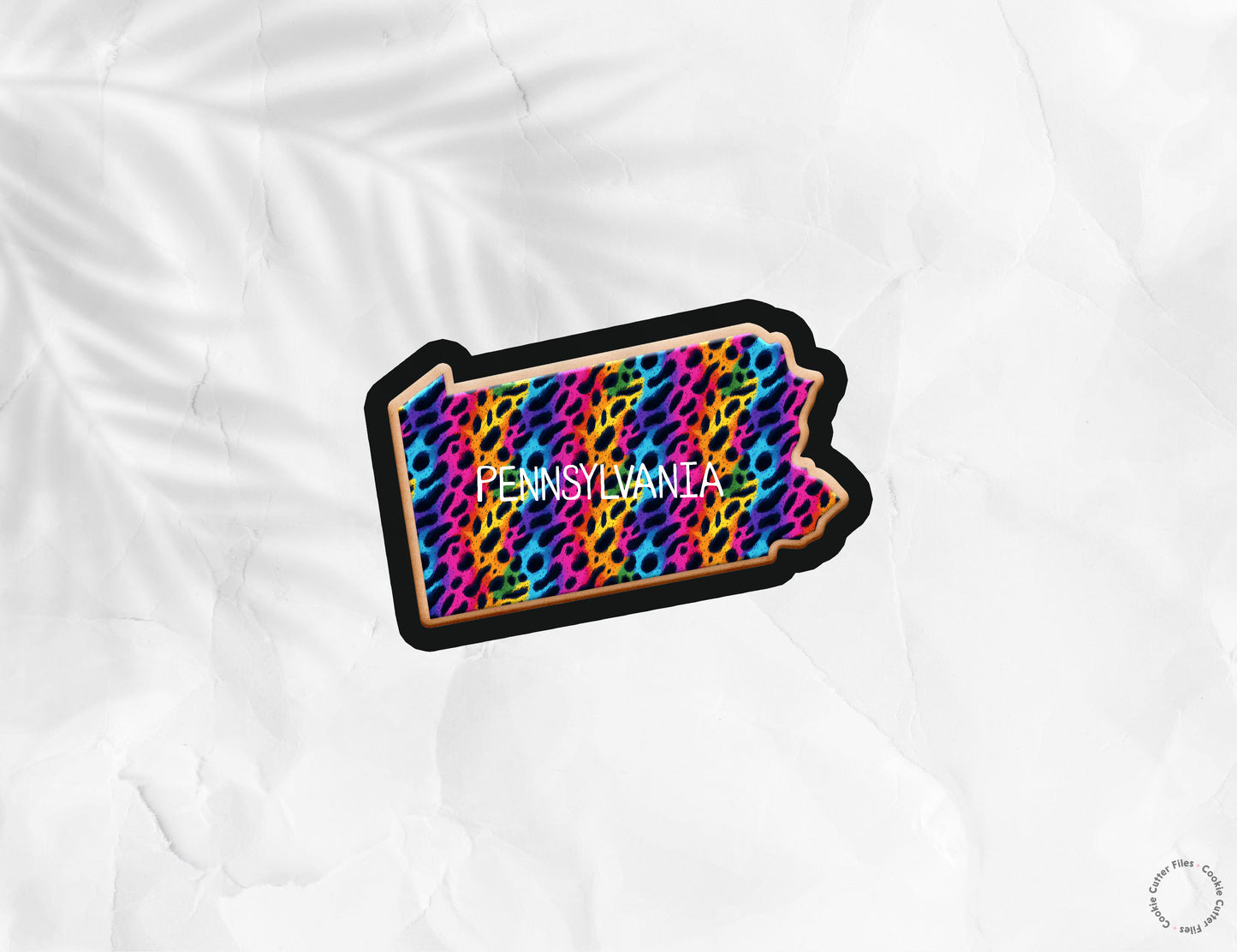 Pennsylvania State Basic Cookie Cutter STL Files Cookie Cutter Files