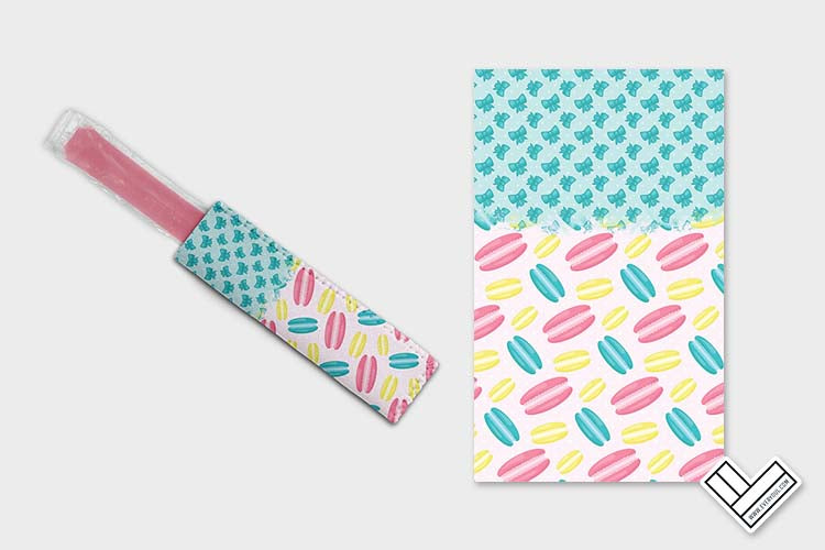 Paris 0201 Ice Pop Digital Sublimation Design