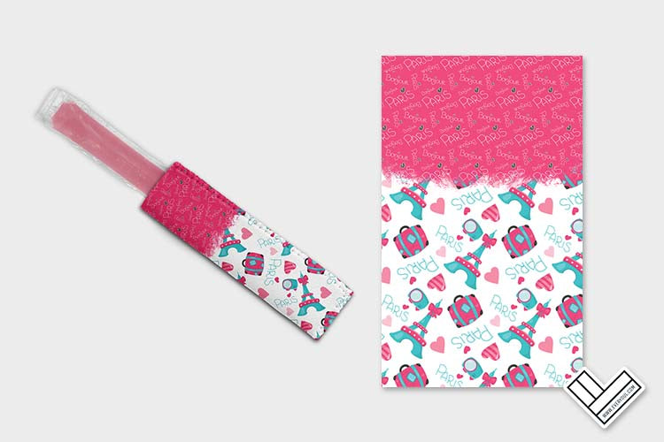Paris 0807 Ice Pop Digital Sublimation Design