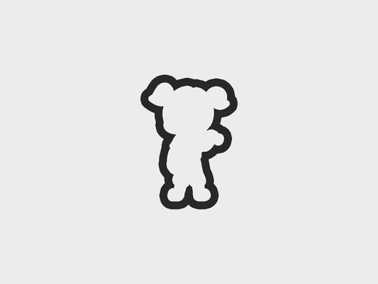 Pitcher Girl Baseball Kids Cookie Cutter STL Files