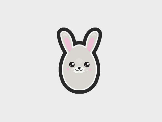 Rabbit Easter Egg Critters Cookie Cutter STL Files