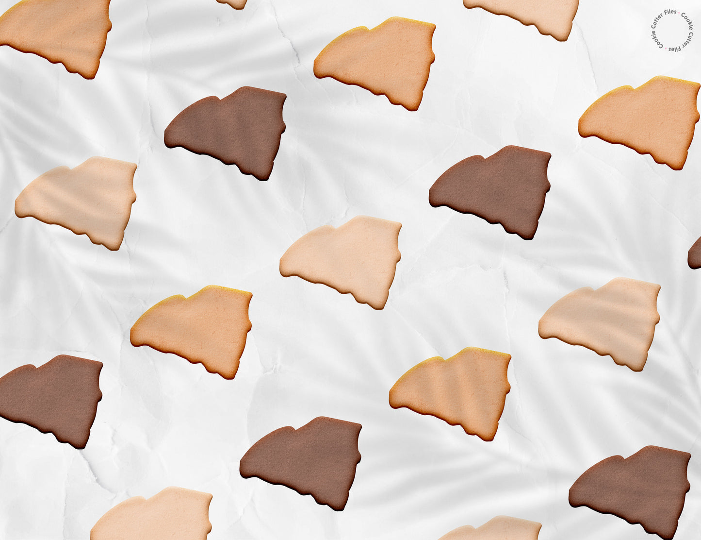 South Carolina State Basic Cookie Cutter STL Files Cookie Cutter Files