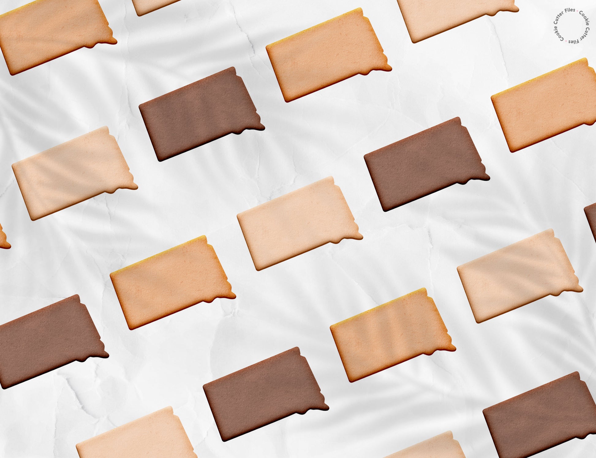 South Dakota State Basic Cookie Cutter STL Files Cookie Cutter Files