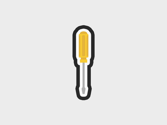 Screwdriver Tool Set Cookie Cutter STL Files