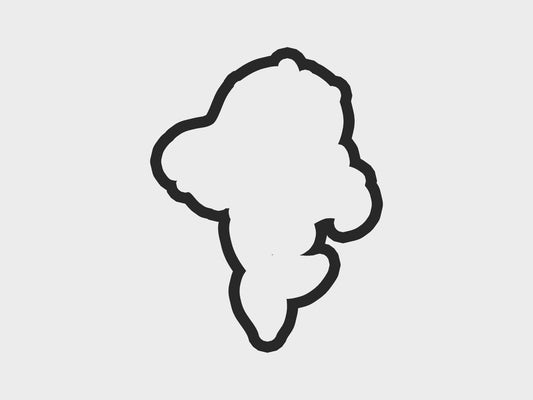 Sit Vampire Mermaid Cookie Cutter STL Files